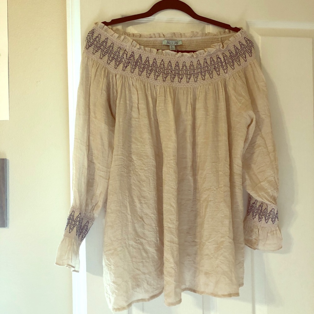 LAST CHANCE MOVING SALE -  Off Shoulder Blouse